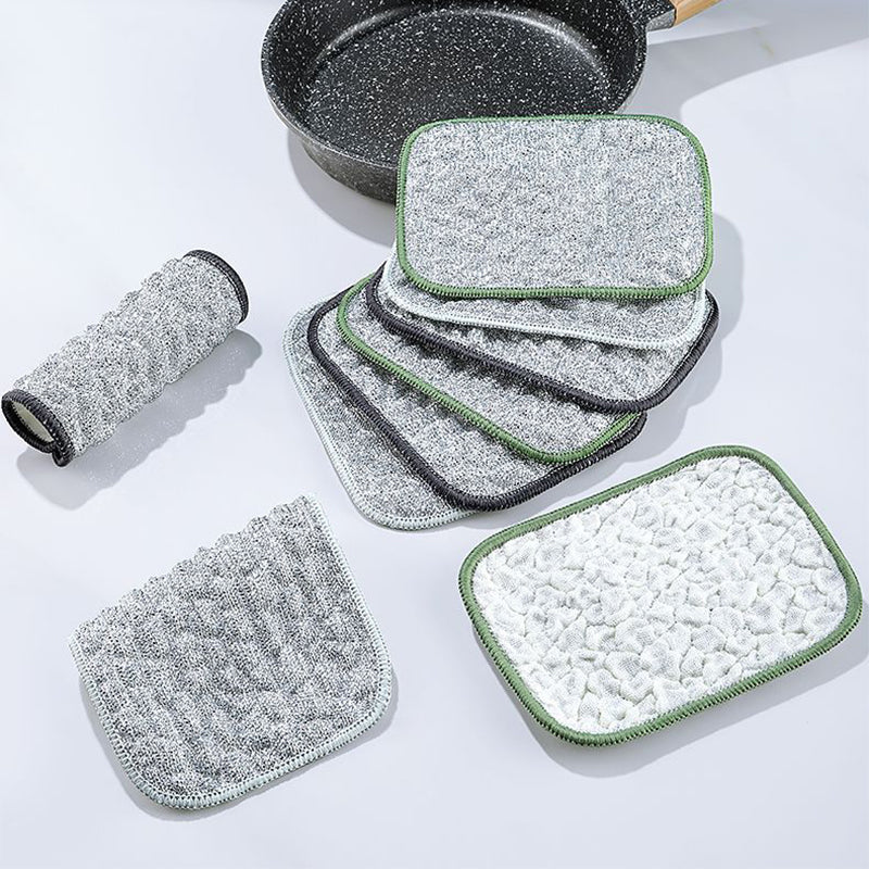Torchon en fil métallique double face anti-rayures. Achetez-en 2, obtenez-en 3 GRATUITS.