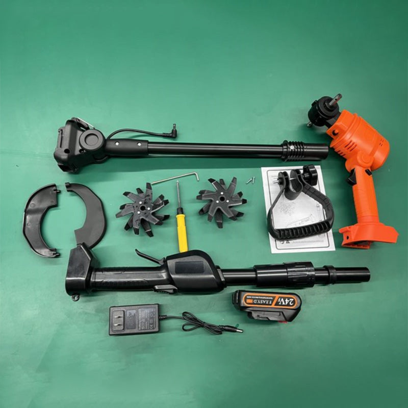 Rechargeable Cordless Weeder. No cord, no gas. 65Mn steel blades, non-slip handle. Ideal for raised beds and borders. Say goodbye to small gardening brushes.