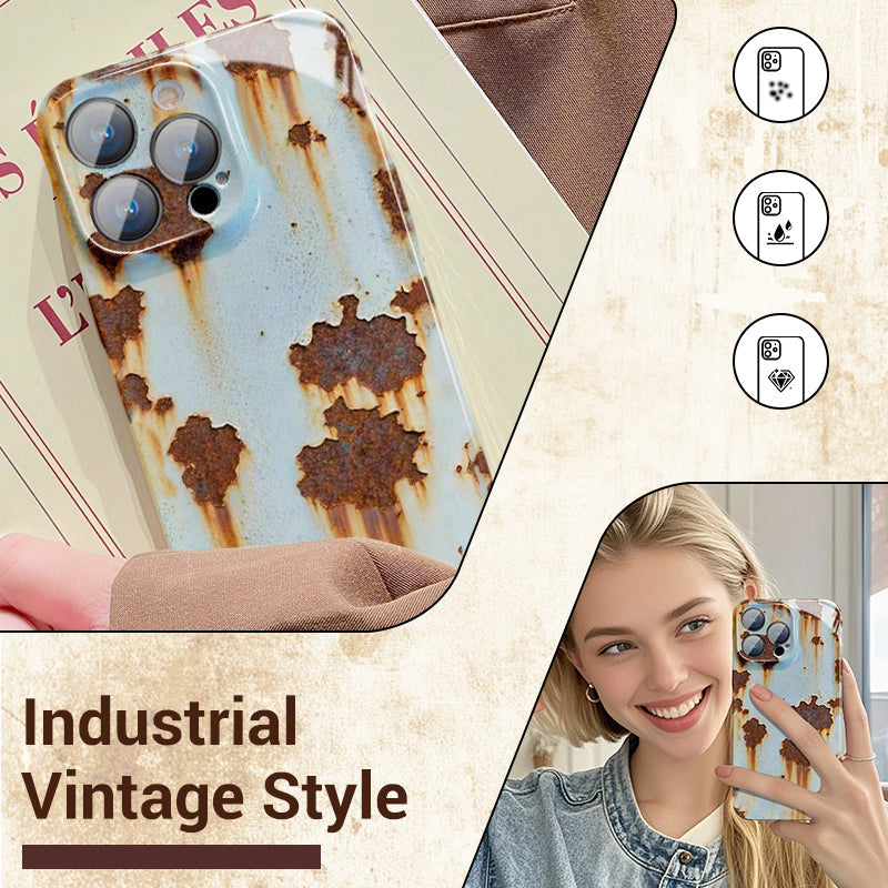 Coque rigide Vintage Rust pour iPhone