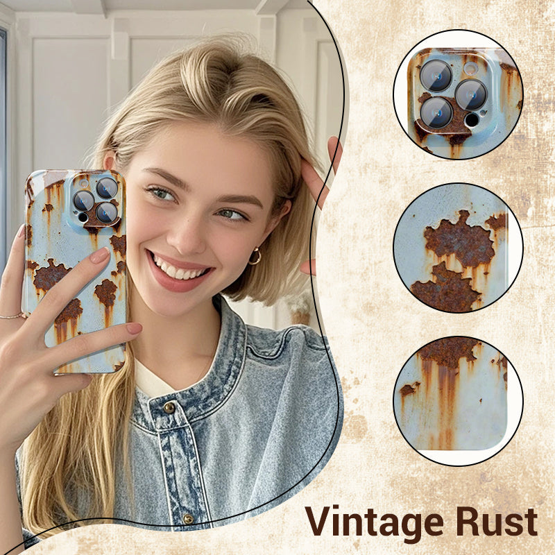 Coque rigide Vintage Rust pour iPhone