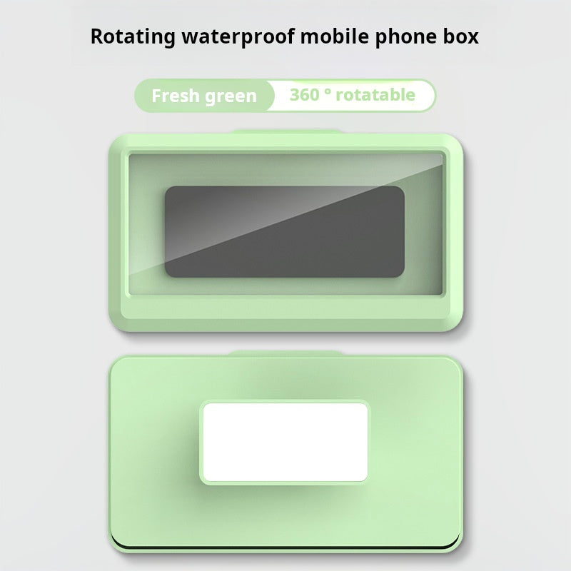 Boîte étanche pour téléphone en salle de bain (support mural sans perçage)