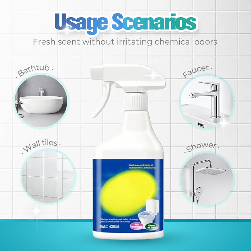 Spray nettoyant multi-fonctions anti-calcaire pour salle de bain