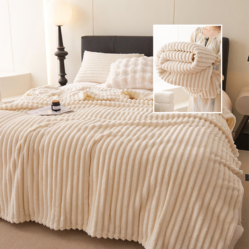 50 % de réduction sur la collection d'automne : couverture épaisse en peluche à motif lapin et housse en velours de lait. Blottissez-vous dans un confort ultime.