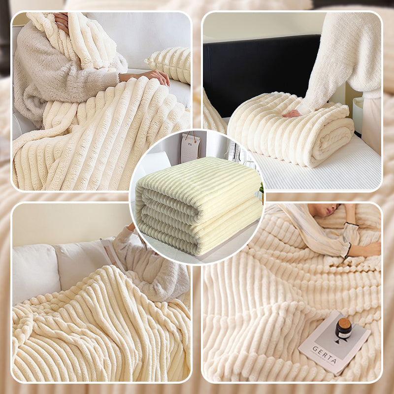 50 % de réduction sur la collection d'automne : couverture épaisse en peluche à motif lapin et housse en velours de lait. Blottissez-vous dans un confort ultime.