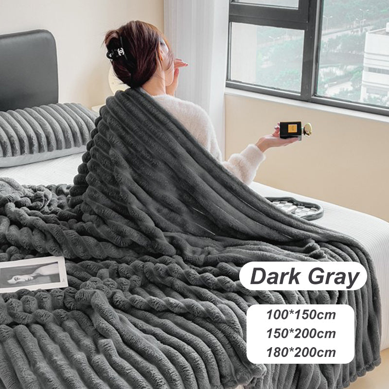 50 % de réduction sur la collection d'automne : couverture épaisse en peluche à motif lapin et housse en velours de lait. Blottissez-vous dans un confort ultime.