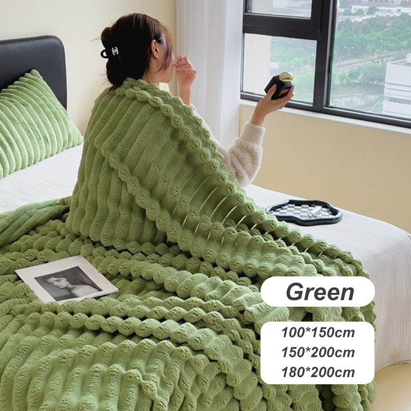 50 % de réduction sur la collection d'automne : couverture épaisse en peluche à motif lapin et housse en velours de lait. Blottissez-vous dans un confort ultime.
