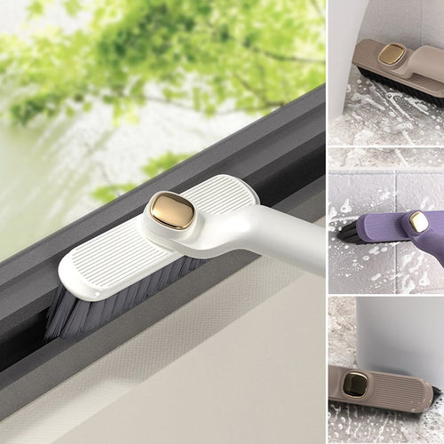 Brosse de nettoyage rotative multifonction 3 en 1 pour interstices