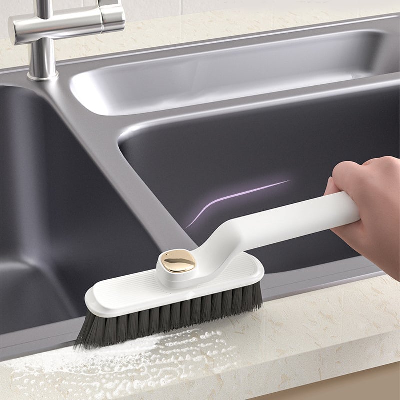 Brosse de nettoyage rotative multifonction 3 en 1 pour interstices
