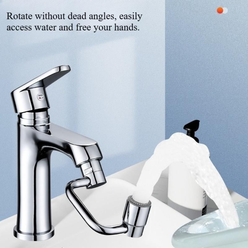 Rallonge de robinet universelle rotative à 1080°