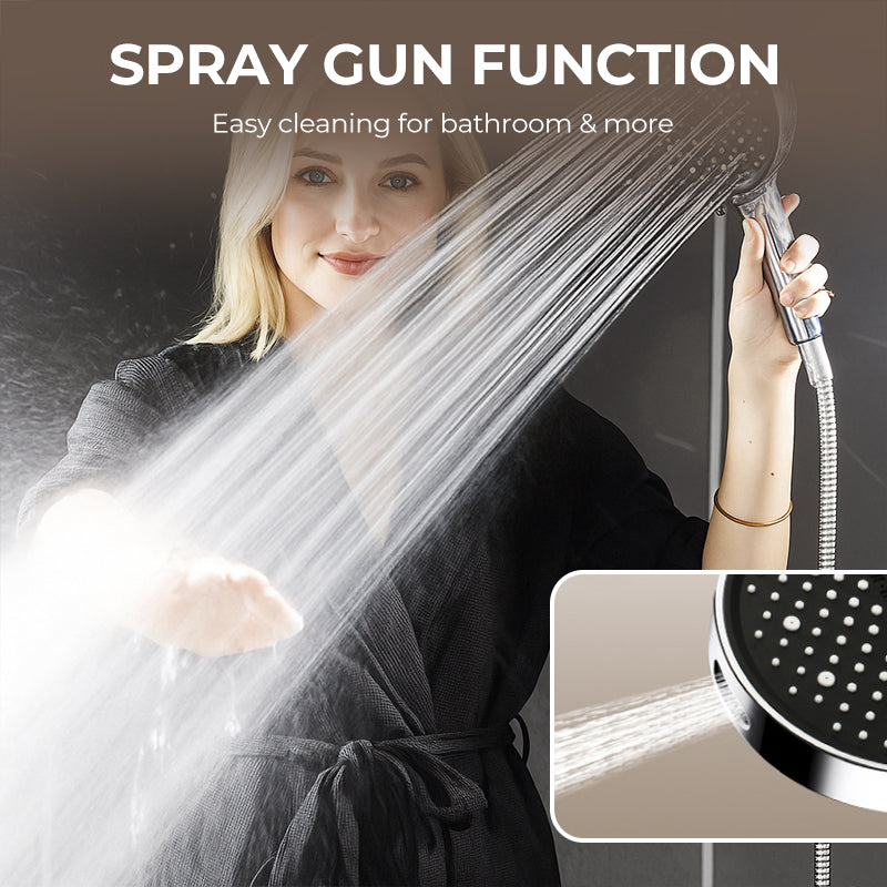 DE RÉDUCTION Pommeau de Douche Haute Pression - 3 Modes de Jet, Économie d'Eau et Installation Facile