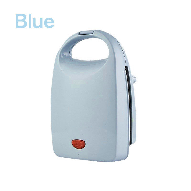 INSTANTAN Multifunction Sandwich Machine - Rapid Heating, Compact Blue/White Design for Kitchen and Office