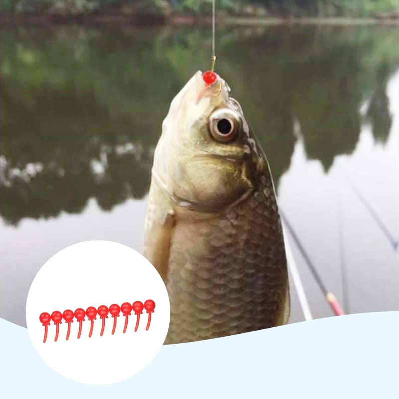 Floating worm-shaped soft bait for fishing