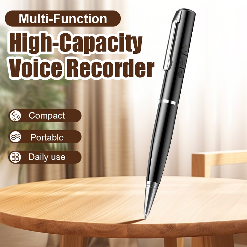 50 % DE RÉDUCTION Stylo enregistreur vocal multifonction haute capacité