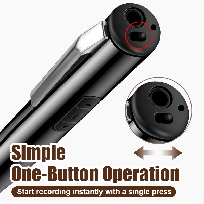 50 % DE RÉDUCTION Stylo enregistreur vocal multifonction haute capacité