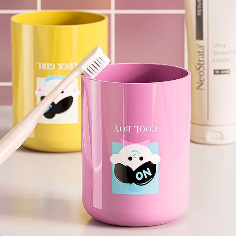 Adhesive toothbrush holder with magnetic suction cup
