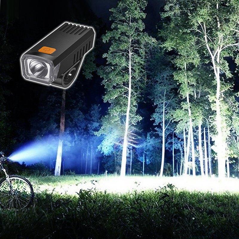 Phare avant de vélo puissant, rechargeable par USB, étanche et ultra-sécurisé avec clip