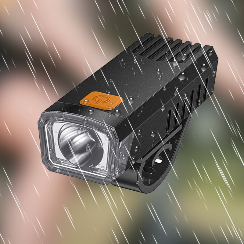 Phare avant de vélo puissant, rechargeable par USB, étanche et ultra-sécurisé avec clip