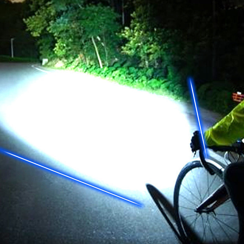 Phare avant de vélo puissant, rechargeable par USB, étanche et ultra-sécurisé avec clip