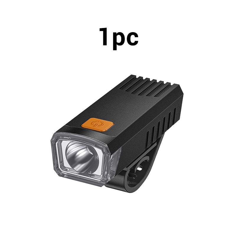 Phare avant de vélo puissant, rechargeable par USB, étanche et ultra-sécurisé avec clip