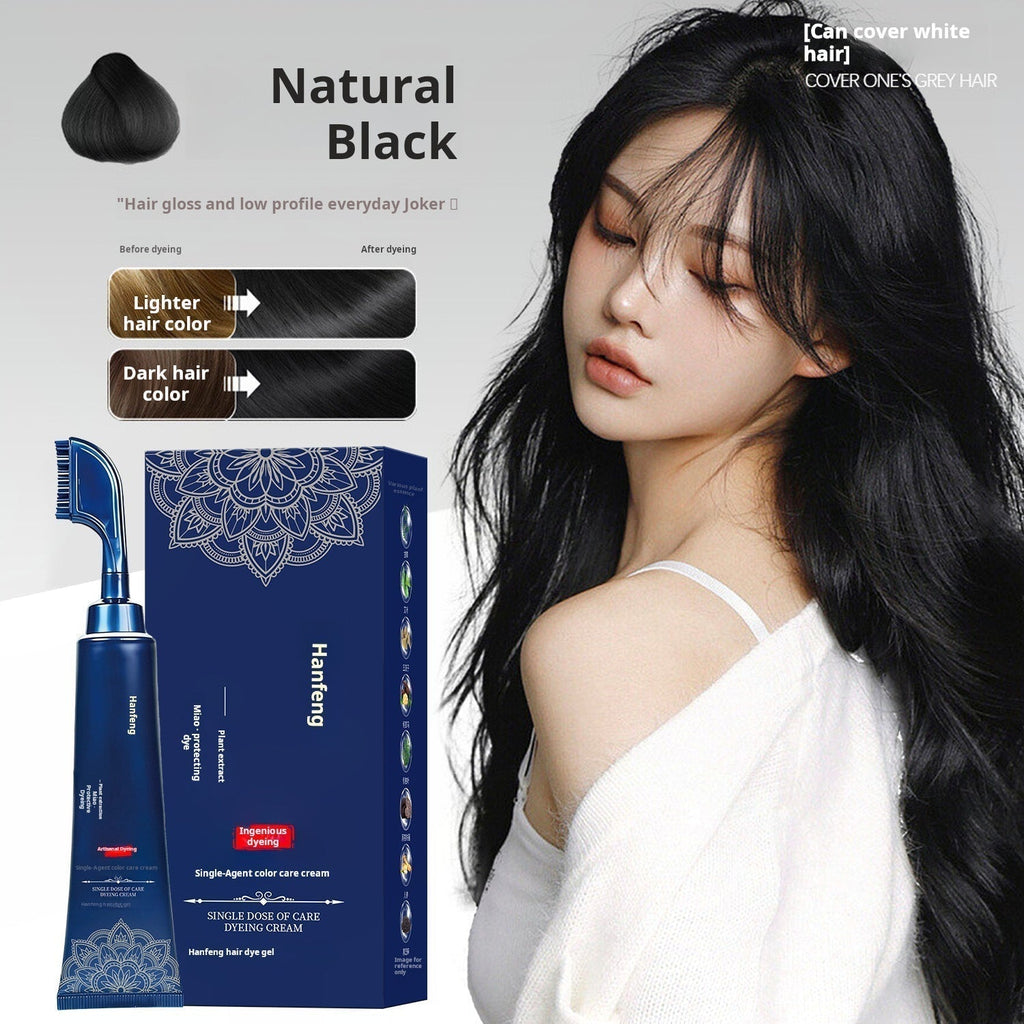 Peigne pour coloration maison des cheveux naturels