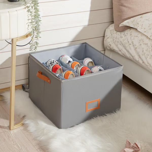 Fabric shoe organizer, storage box Last 5 hours: Big sale