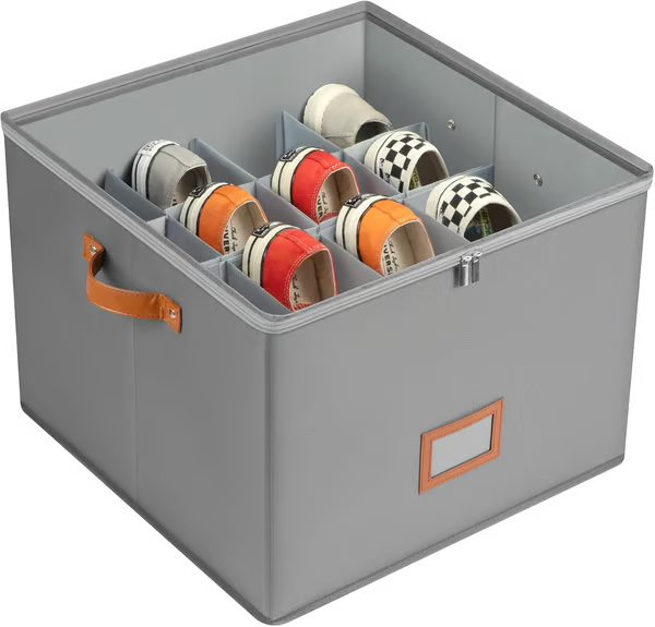 Fabric shoe organizer, storage box Last 5 hours: Big sale