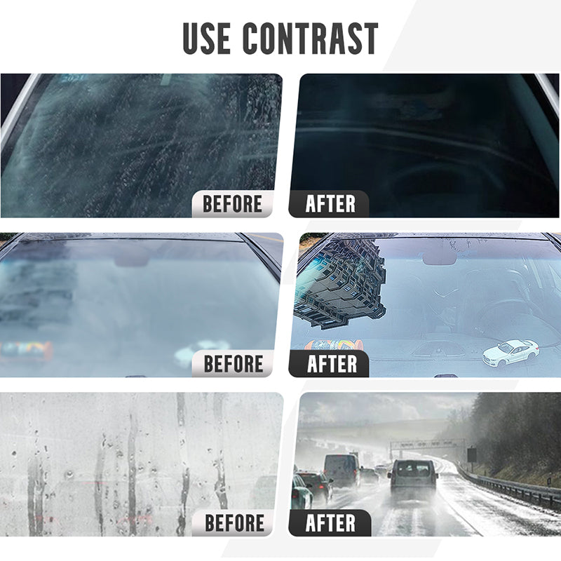 Car Windshield Cleaner - Removes Grease and Fog in 1 Swipe