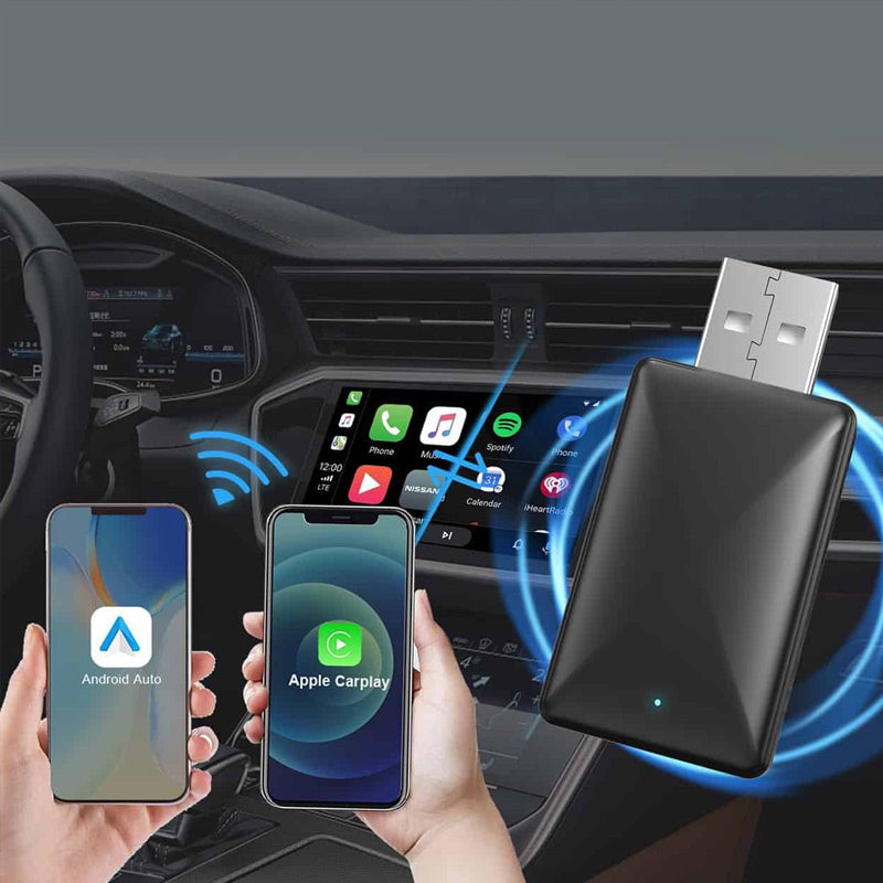 Wireless CarPlay Dongle with USB Port