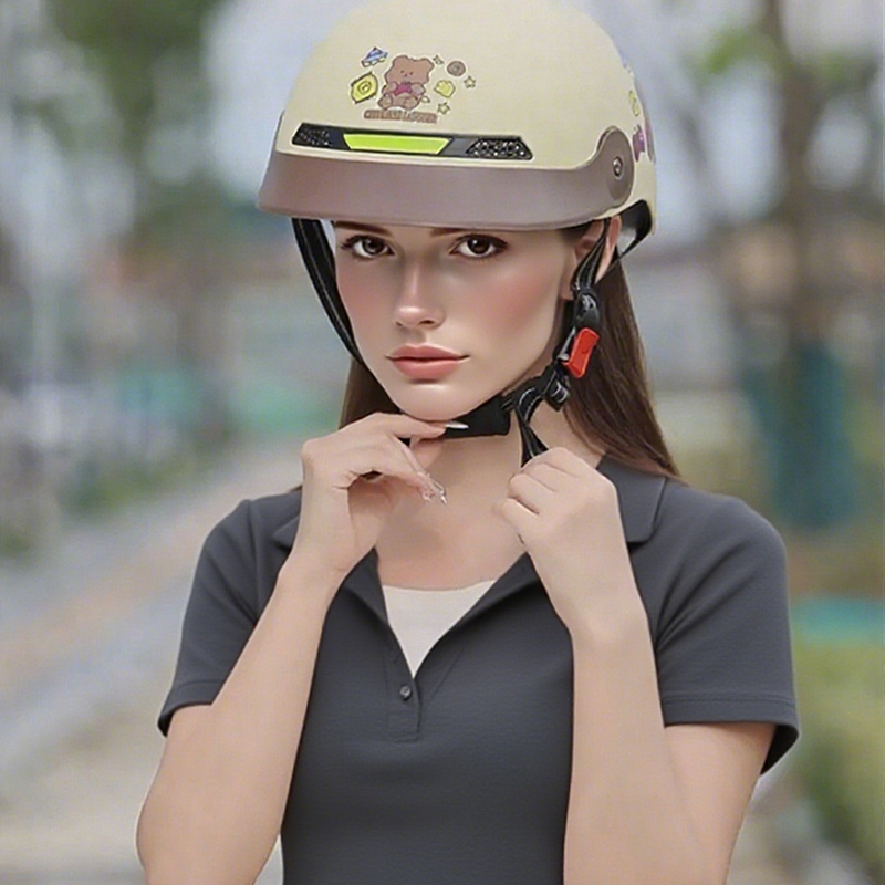 Casque de moto léger, respirant et résistant aux chocs