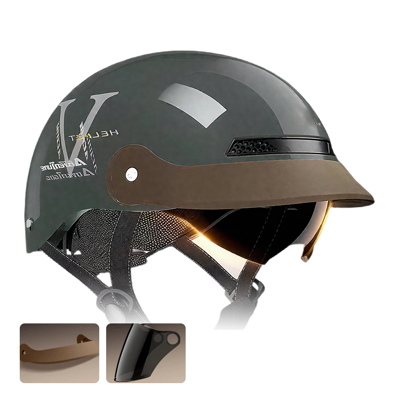 Casque de moto léger, respirant et résistant aux chocs