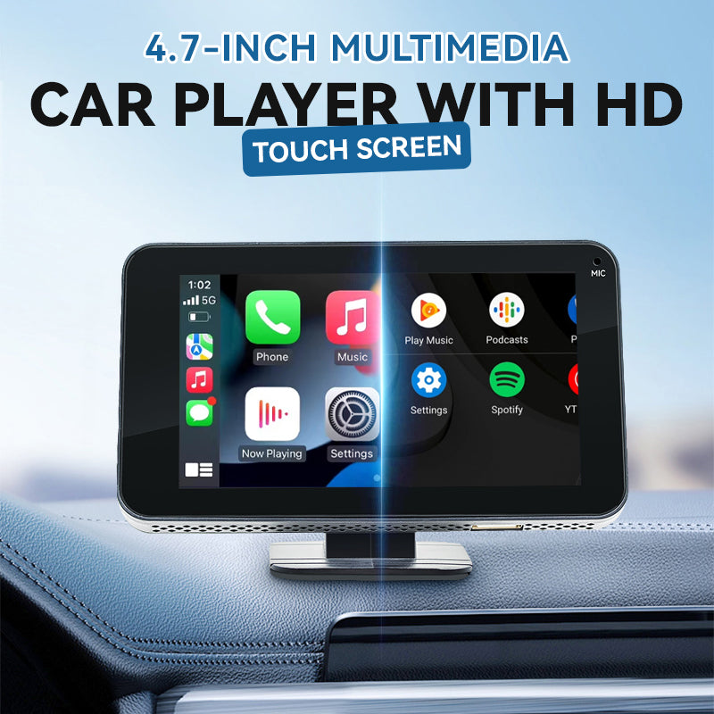 Lecteur multimédia de voiture 4,7 pouces avec écran tactile HD