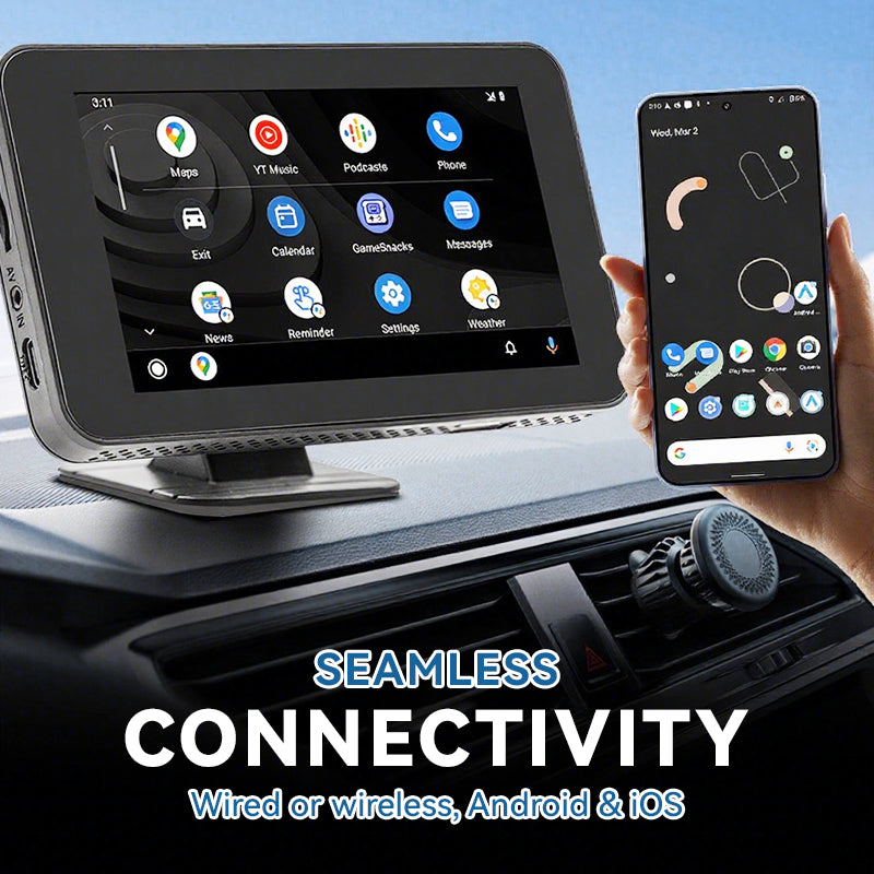 Lecteur multimédia de voiture 4,7 pouces avec écran tactile HD