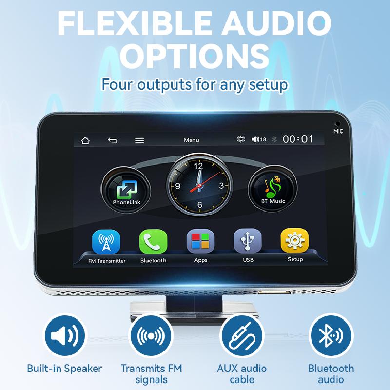 Lecteur multimédia de voiture 4,7 pouces avec écran tactile HD