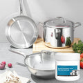 Pâte Dissolvante Résidus Brûlés - Nettoyage Profond pour Casseroles/Plats sans Rayurer, Élimine Graisse et Carbonisation en 5 Min
