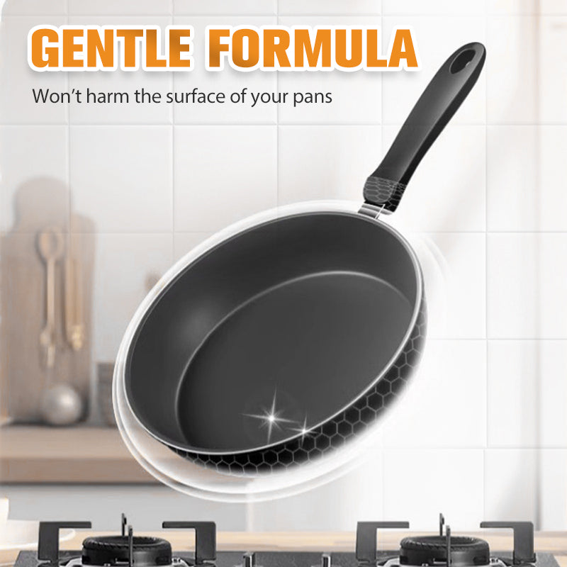 Pâte Dissolvante Résidus Brûlés - Nettoyage Profond pour Casseroles/Plats sans Rayurer, Élimine Graisse et Carbonisation en 5 Min
