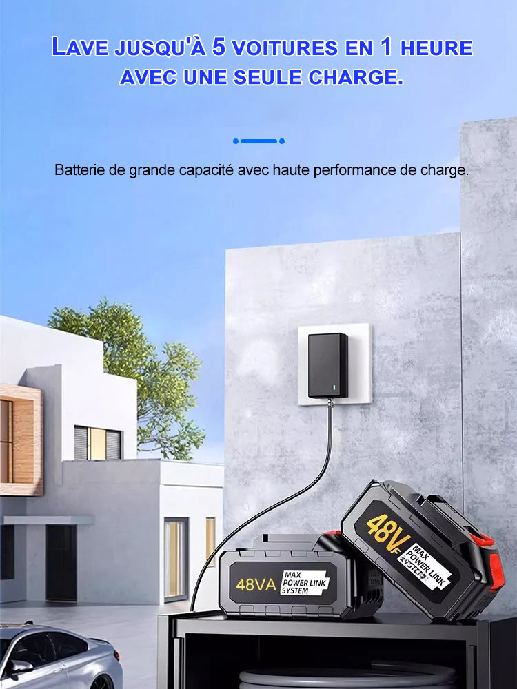 Pistolet de lavage de voiture électrique haute pression