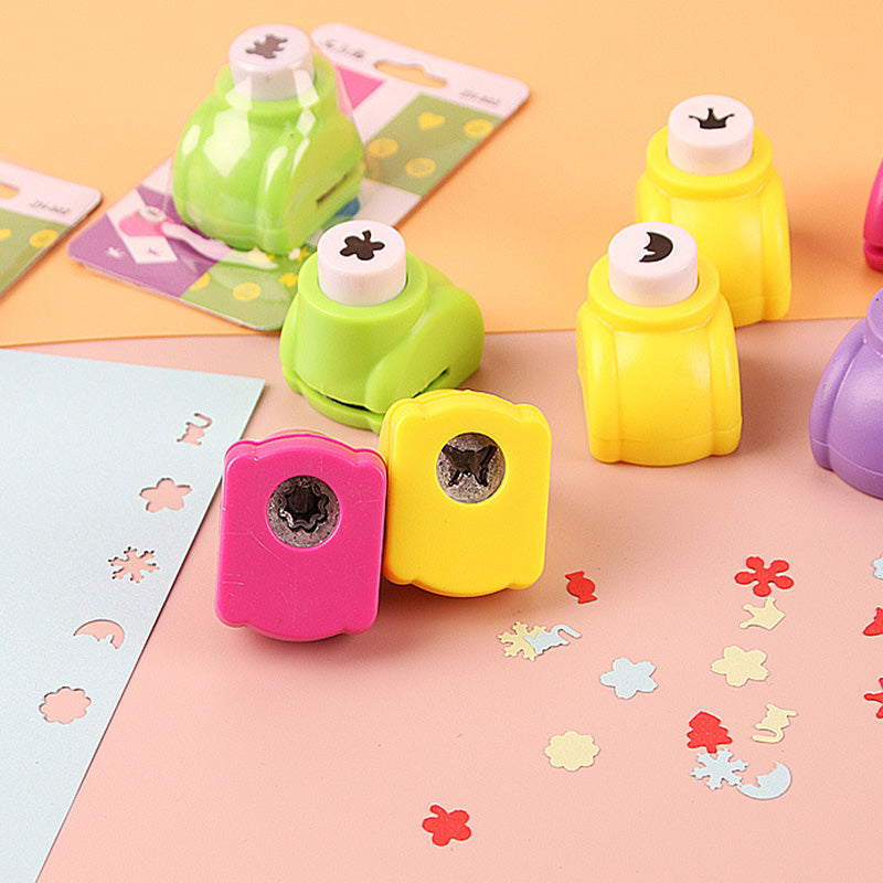 DE RÉDUCTION Perforatrice DIY Loisirs Créatifs Enfant - Crée des Formes Mignonnes (Cœurs/Étoiles/Flocons) pour Scrapbooking et Cartes