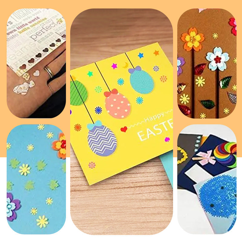 DE RÉDUCTION Perforatrice DIY Loisirs Créatifs Enfant - Crée des Formes Mignonnes (Cœurs/Étoiles/Flocons) pour Scrapbooking et Cartes