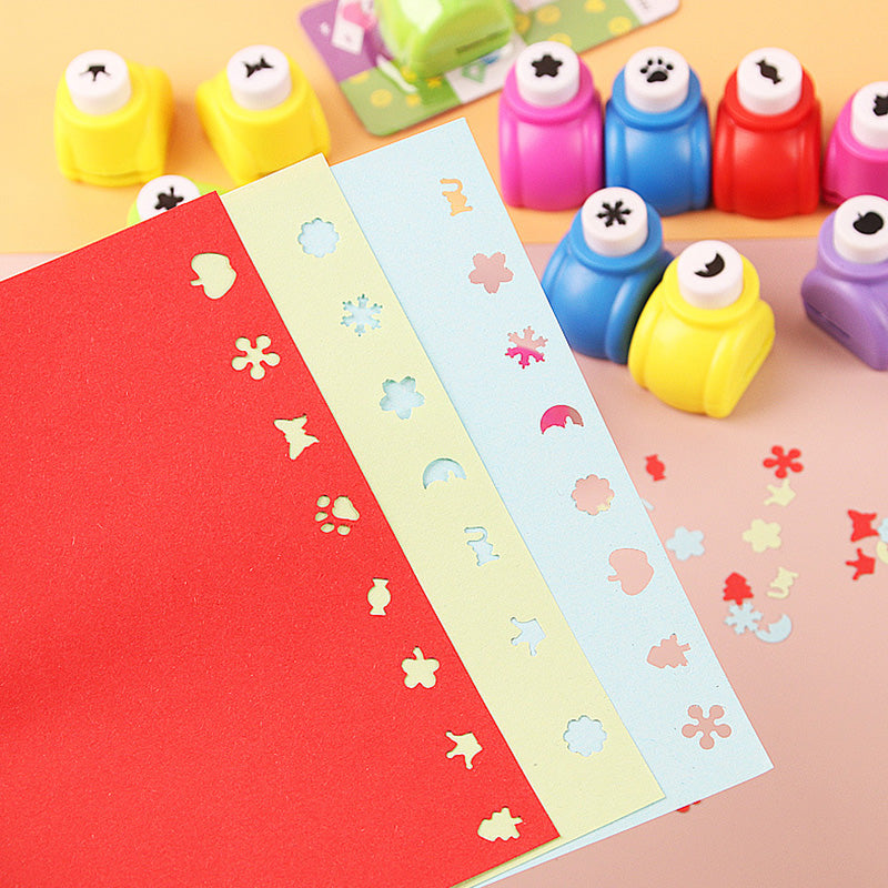 DE RÉDUCTION Perforatrice DIY Loisirs Créatifs Enfant - Crée des Formes Mignonnes (Cœurs/Étoiles/Flocons) pour Scrapbooking et Cartes