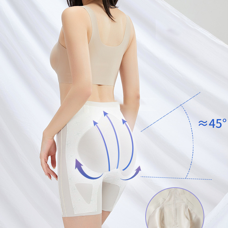 High-waisted butt-lifting shaping shorts