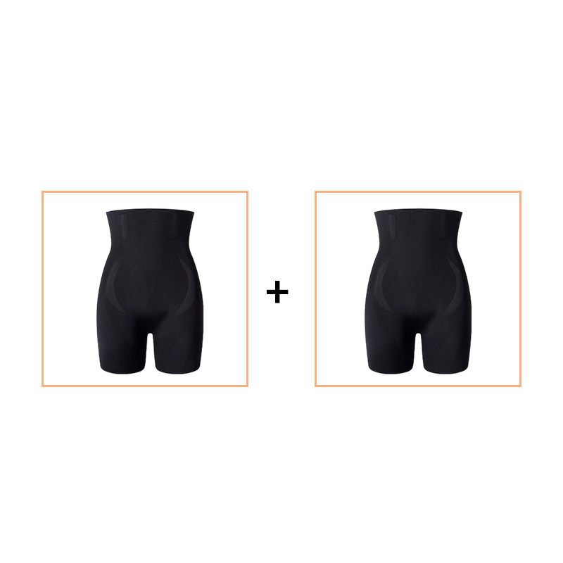 High-waisted butt-lifting shaping shorts