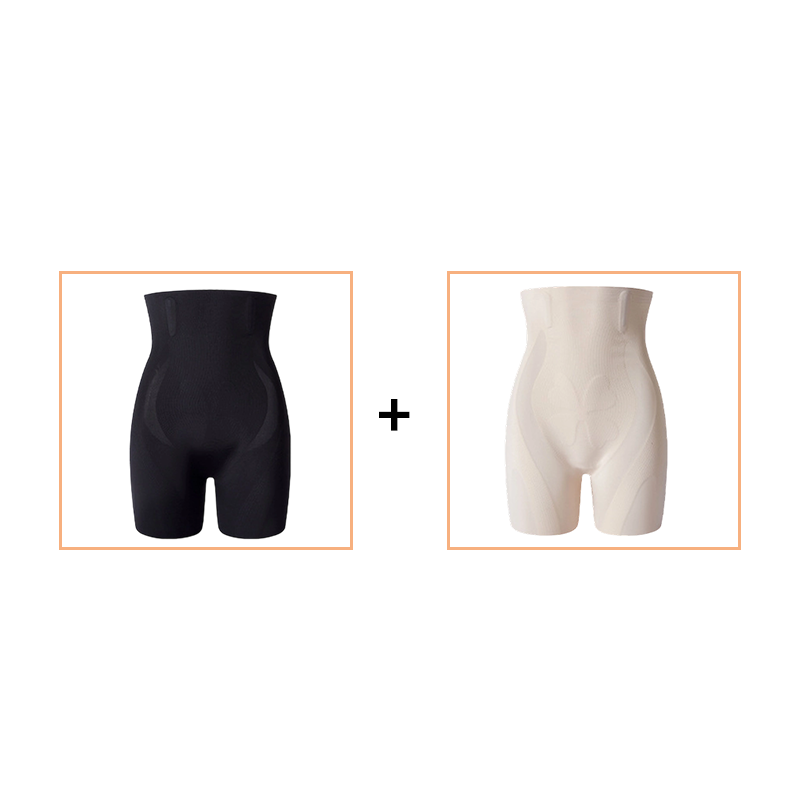 High-waisted butt-lifting shaping shorts
