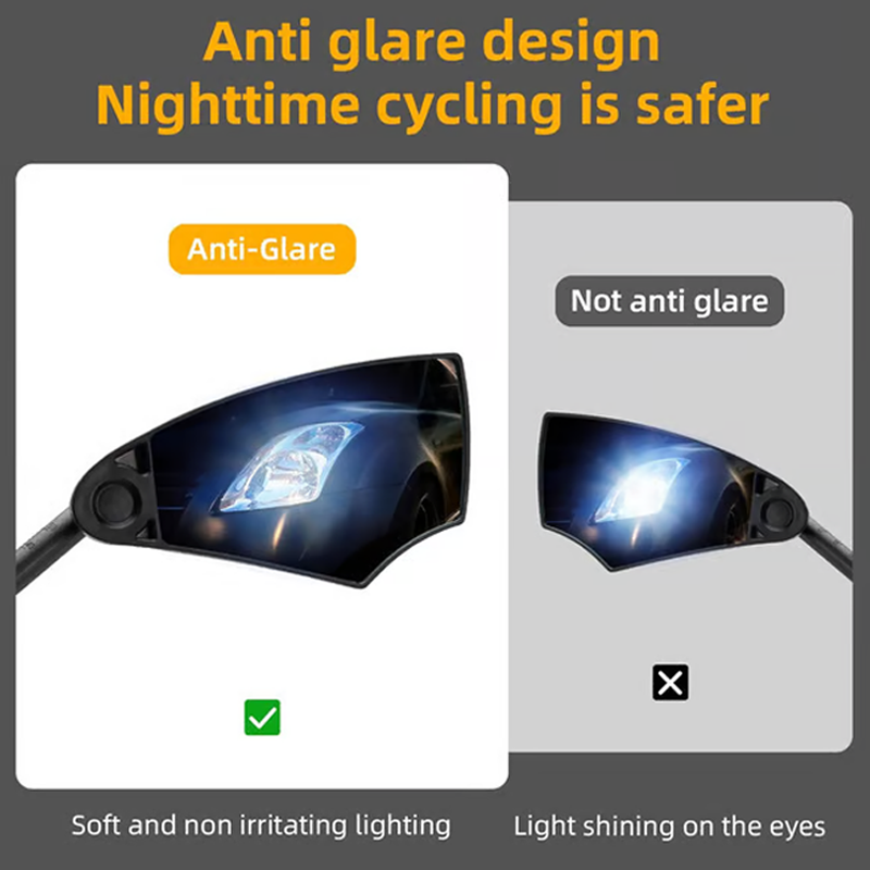 DE RÉDUCTION Rétroviseur de vélo réglable 360, pour guidon La vente se termine lorsque les stocks sont épuisés.