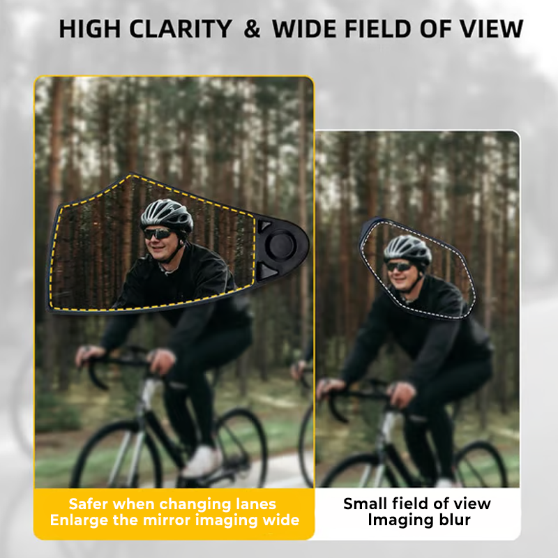 DE RÉDUCTION Rétroviseur de vélo réglable 360, pour guidon La vente se termine lorsque les stocks sont épuisés.