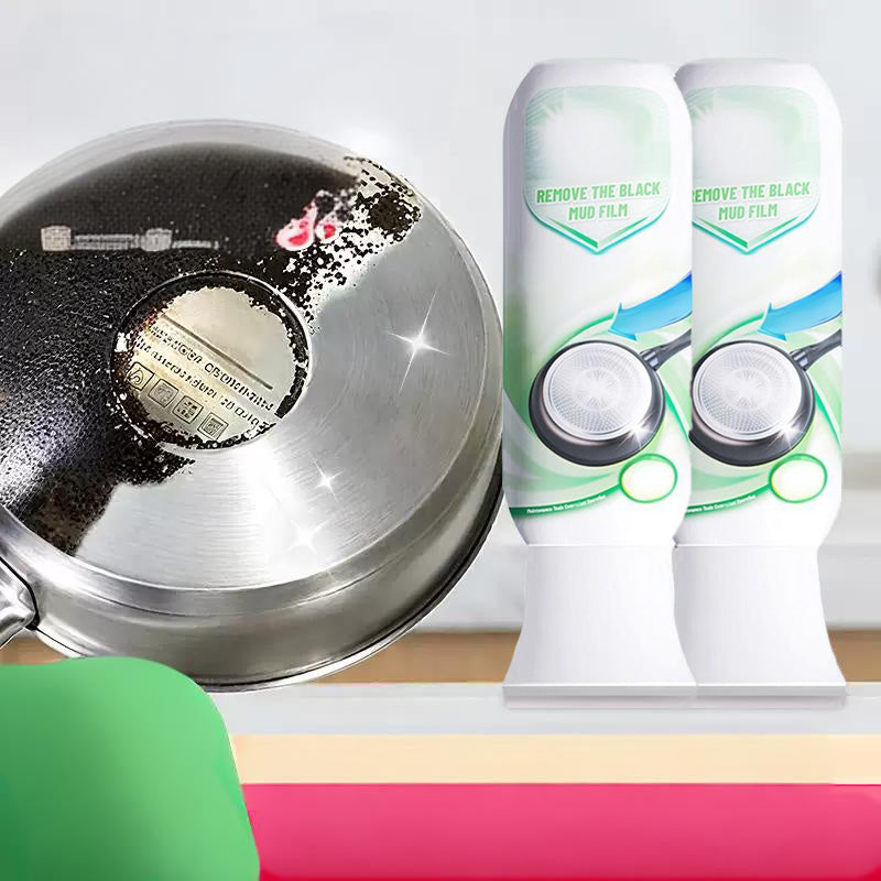 Nettoyant pour résidus carbonisés et dépôts de boue - Dissout la graisse carbonisée tenace en 5 minutes, non toxique et sans frottage.