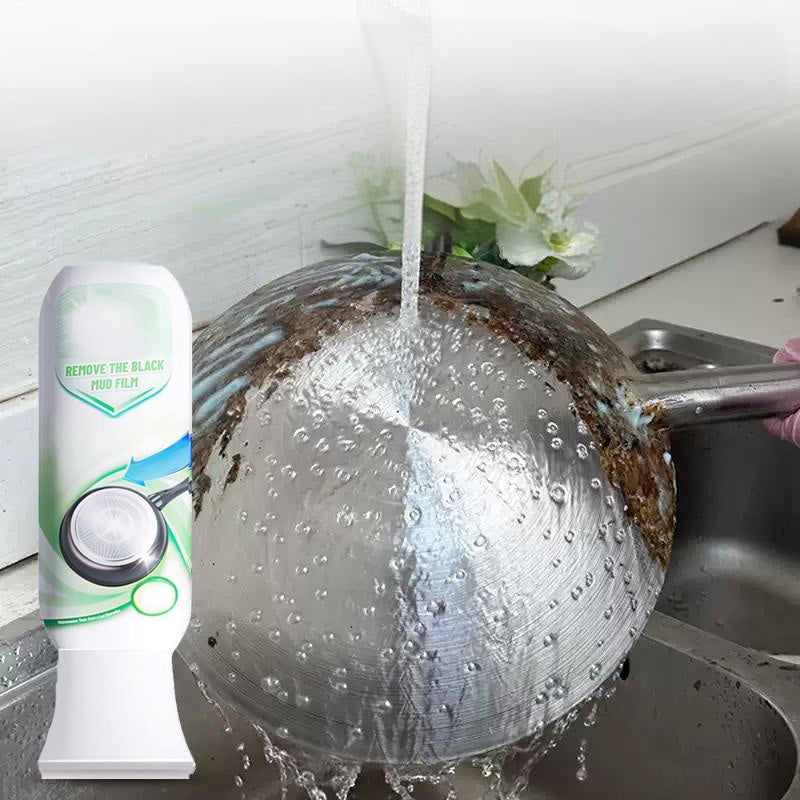 Nettoyant pour résidus carbonisés et dépôts de boue - Dissout la graisse carbonisée tenace en 5 minutes, non toxique et sans frottage.