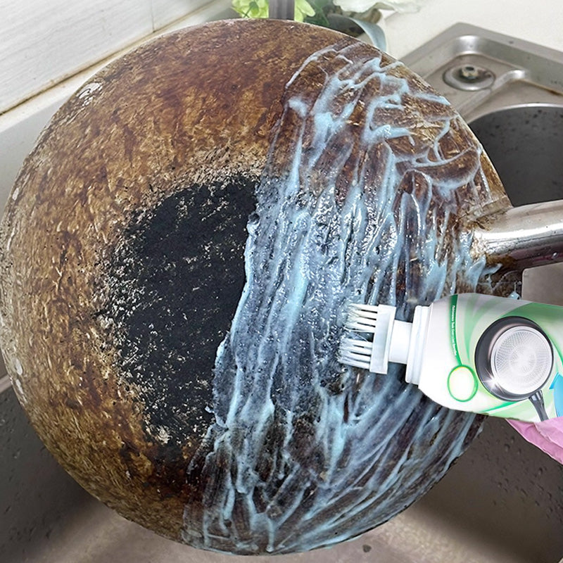 Nettoyant pour résidus carbonisés et dépôts de boue - Dissout la graisse carbonisée tenace en 5 minutes, non toxique et sans frottage.