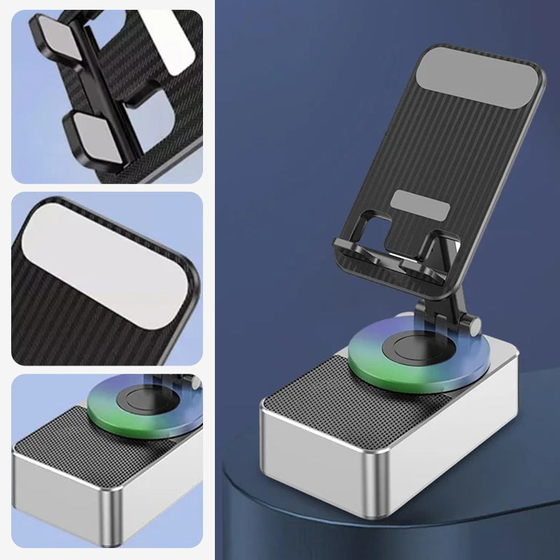 Mobile phone holder with Bluetooth audio transmission