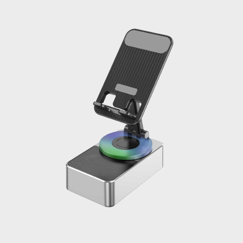 Mobile phone holder with Bluetooth audio transmission