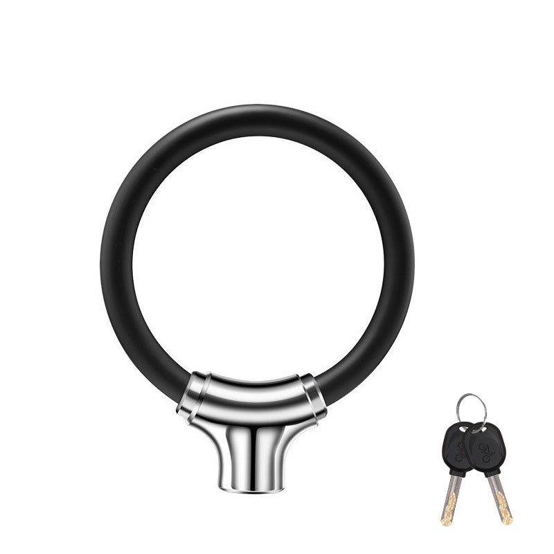 Câble antivol pour vélo - Anneau d'acier portable et robuste